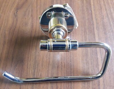 E167/53-Portarrollo Cromo Oro