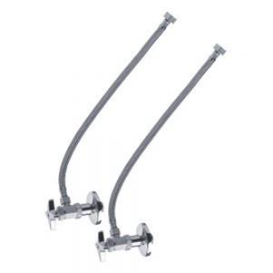 262.04.E JUEGO ANGULAR DOBLE  MANGUERA LAVABO 12"