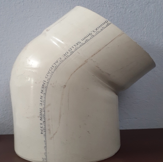 CODO PVCD PVC 200MM X 45 TERMOFORMADO