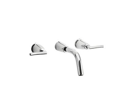 MEZCLADORA PARA LAVABO 8” DE PARED SUBCONJUNTO  CENTURY CR MARCA CORONA