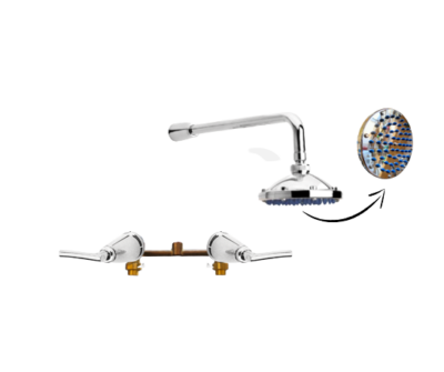 MEZCLADORA PARA DUCHA 8” SSB  CENTURY CR MARCA CORONA