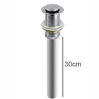 DESAGUE PUSH 11/4” METÁLICO LAVAMANOS SIN REBOSE