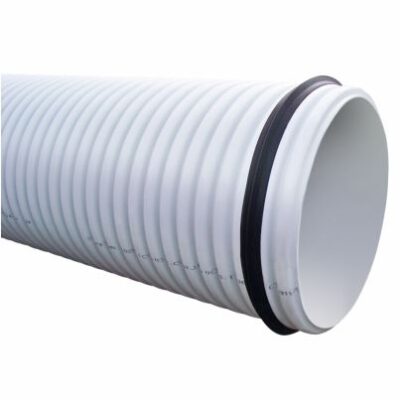 TUBO ALCANTARILLADO 200mm X 6 METROS RIVAL CORRUVAL INEN 2059 D.E