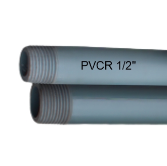TUBO ROSCABLE AGUA POTABLE 1/2" x 6 METROS  INEN 2497  PLASTIDOR  FABRICADO POR PLASTIGAMA