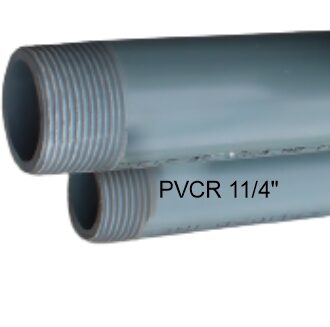 TUBO ROSCABLE AGUA POTABLE 11/4" x 6 METROS  INEN 2497 PLASTIDOR FABRICADO POR PLASTIGAMA