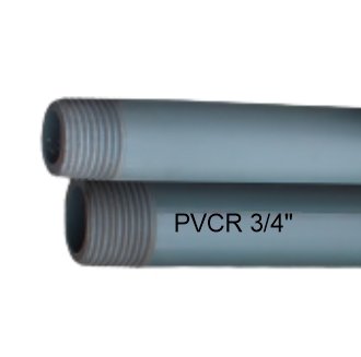 TUBO ROSCABLE AGUA POTABLE 3/4" x 6 METROS  INEN 2497 PLASTIDOR FABRICADO POR PLASTIGAMA